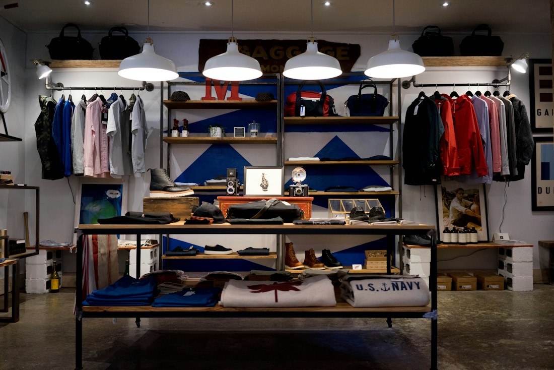 Specialty retail shop interior